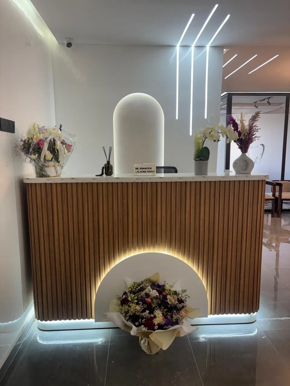 Reception du cabinet dentaire